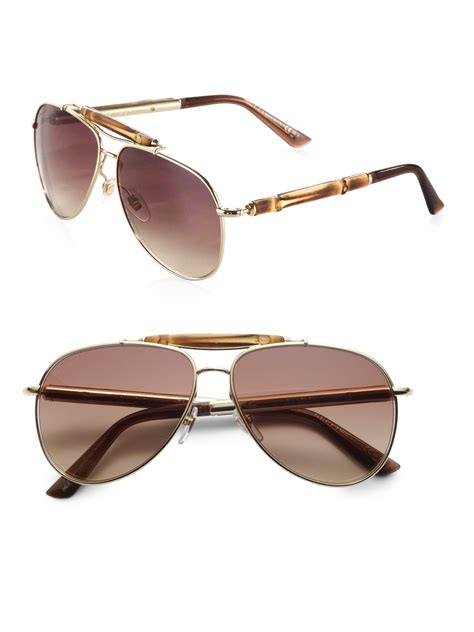 gucci yellow horn aviators|Women's Gucci Designer Aviators .